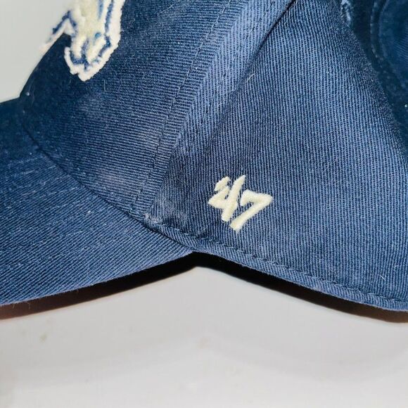 47 Brand NFL Denver Broncos Adjustable Hat Navy OSFA Sports Football Athlete - Picture 5 of 8